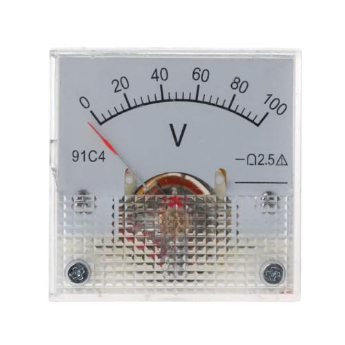 10 tipos de voltímetro 2.5 precisión cuadrado analógico panel medidor medidor rectangular
