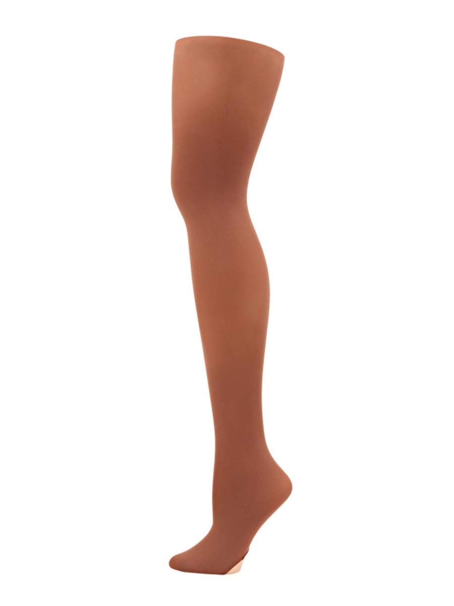 Capezio Girls Convertible Tights (1816C) -MOCHA -Child One Size