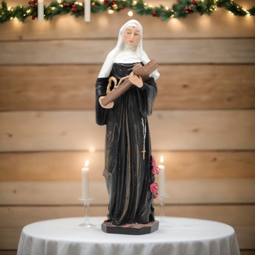 Estatua de San Rita de 5 pulgadas para altar miniatura 2