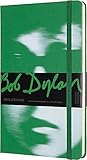Moleskine Limited Edition Bob Dylan Notebook, Hard Cover, Large (5' x 8.25') Ruled/Lined, Emerald...