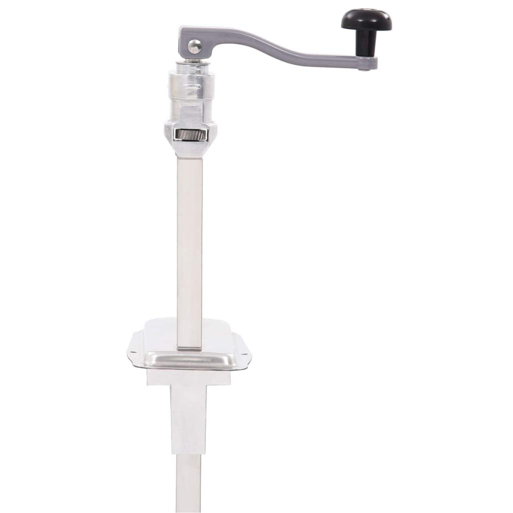 Mangloder Dosenöffner silbern 70 cm Aluminium und Edelstahl, manuell, büchsenöffner, deckelöffner, glasöffner, flaschenöffner, kapselheber, küchenhelfer für Haushalt, Profi, Camping