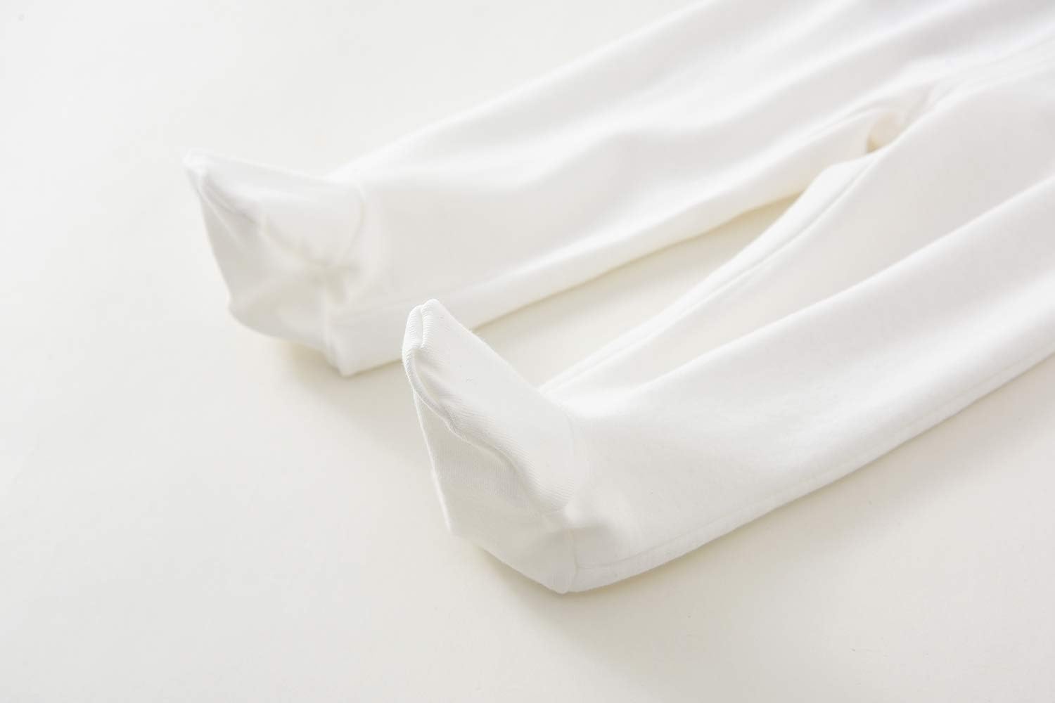 HahaNice Pantaloni da bambino con piedi per neonato, 12 mesi, confezione da 2