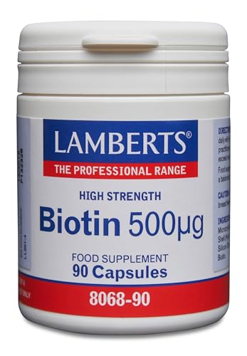 Lamberts Biotina 500Ug - Cápsulas, 90 Unidades