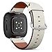 CJBROES Replacement Leather Watch Band, Compatible with Fitbit Versa 3 and Fitbit Sense of Wristband Bracelet Accessory - Spotted on