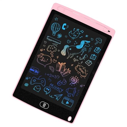 Qkbuza Tableta de escritura LCD para, tableta de dibujo LCD | Tableta de escritura educativa de 8.5 pulgadas,Tabletas de dibujo inteligentes para, niños y niñas, año nuevo