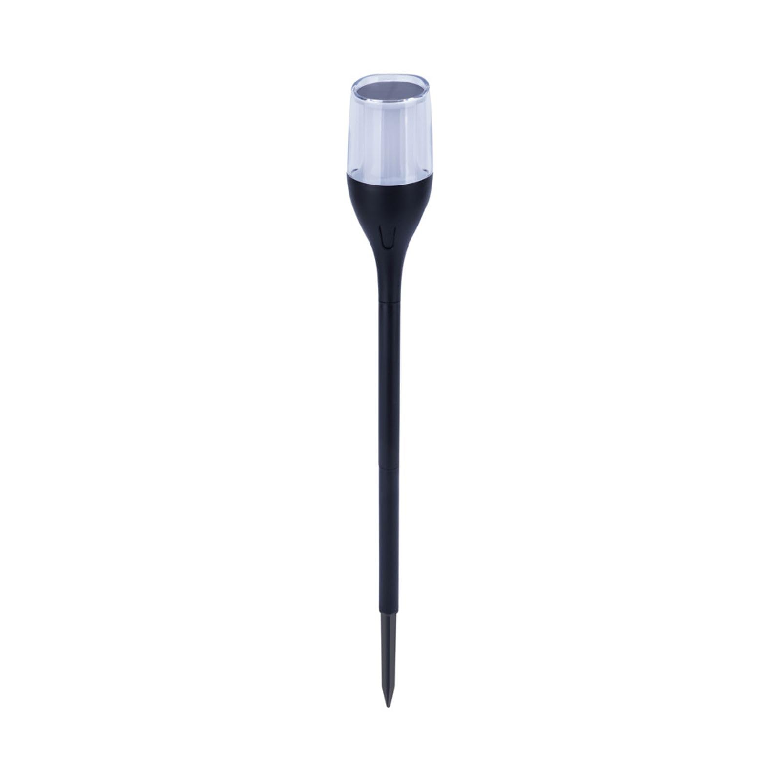 Solar Wegelampen Gartenleuchten LED Außenbeleuchtung 12er Set Solarleuchten | BURI Solarleuchte mit Dämmerungssensor, wetterfest und energiesparend für Gartenweg, Balkon, Terrasse und Eingangsbereich