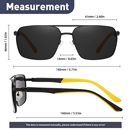 Image of Sunglasses for Men Women Trendy Polarized Sunglasses UV400 Fashion SunGlasses Aviator Sunglasses for Driving Fishing