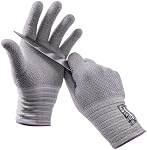 LANON wahoo Food Grade Cut Resistant Gloves, 21 Gauge B.COMB Air, Cut Proof Level 5, Extreme Lightweight, Thin, Breathable, ANSI A4, Lavender Fog, Medium