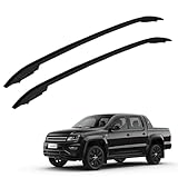 Side Rails Fit for VW Amarok 2022-2025 Roof Rack Crossbars Cargo Bars Luggage Carrier Black