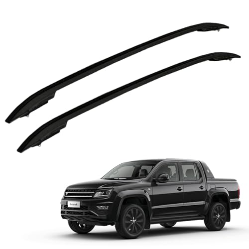 Side Rails Fit for VW Amarok 2022-2025 Roof Rack Crossbars Cargo Bars Luggage Carrier Black