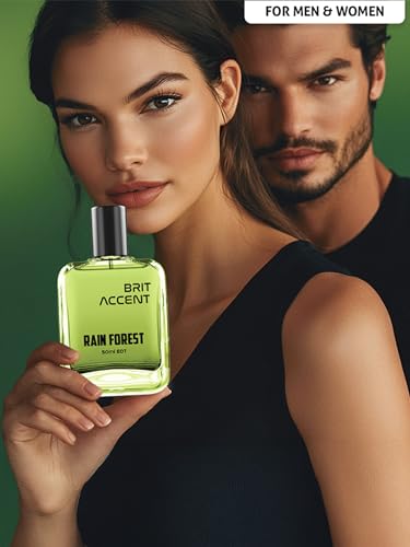Image of BRIT ACCENT High Street||Rain Forest-Parfum|| Long-Lasting||Premium ingredients|| Eau de Toilette - 56 ml (For Men & Women)