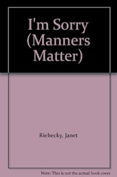 Paperback "I'm Sorry" (Manners Matter) Book