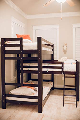 l shaped 3 bunk beds
