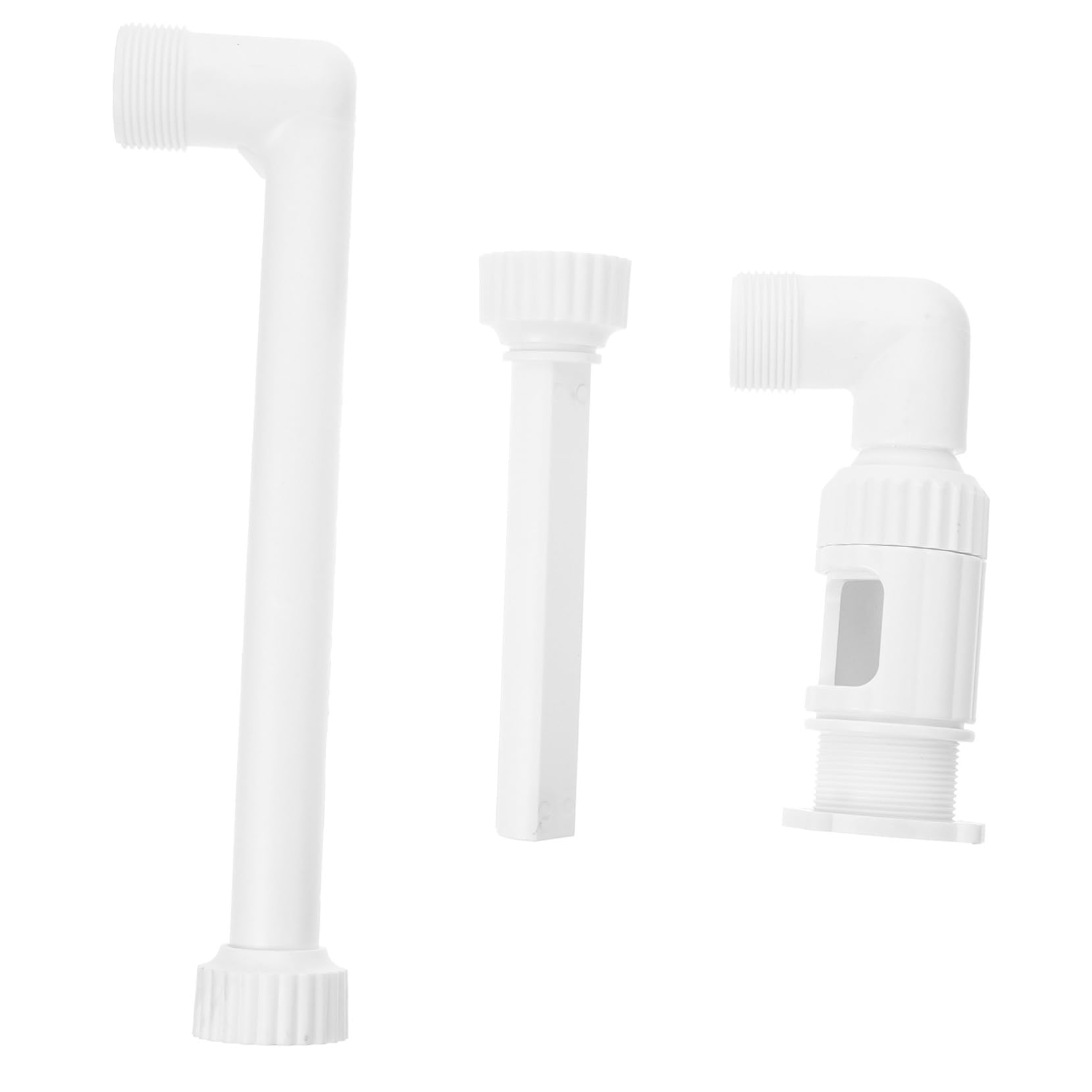 Soporte para Fuente de Piscina de Plástico PP Blanco 1 Juego