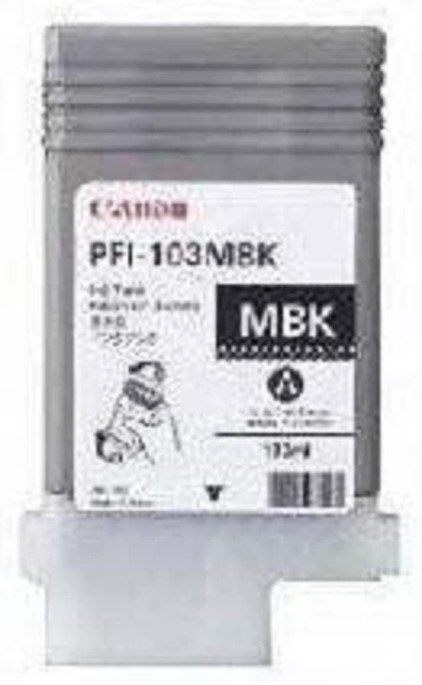 Canon PFI-103MBK encre noir mat contre les reflets d'impression