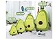 Tikwisdom Alligatorbirne, grüne Avocado, Simulation Avocado, Plüschtier, Puppenschlafkissen, Puppe, Baumwolle, Urlaub, warmes Geschenk Plüschtierkissen, Spielzeugkissen (85 cm)
