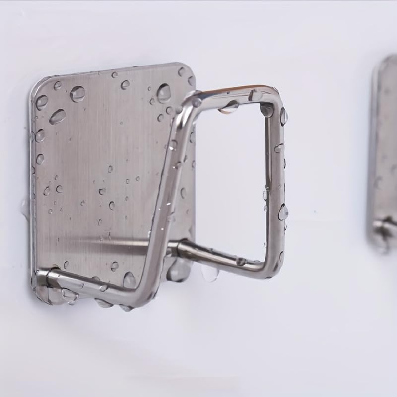 Wall Mount Sponge Holder for Sink Stainless Steel No-Drill Caddy for Sponges Brushes Small Tools
