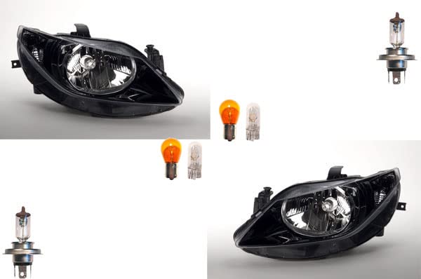 Johns, Scheinwerfer Halogen Front passend für Seat Ibiza 6J 08-12 Leuchtmittel Satz L R
