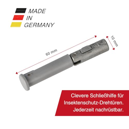 WAREMA Schließhilfe rechts für Insektenschutztür | Türschließer | für Türen mit Fliegengitter