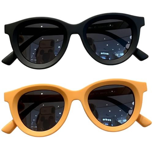 FEIFEI'S BOW 2 lentes de sol para niñas: lentes de sol duraderos con protección UV, bonitos lentes de lazo, gafas de verano para exteriores, playa, viajes y fiestas, c
