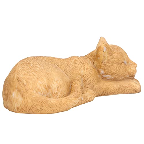 HEEPDD Pierre Tombale Commémorative en Pierre d'imitation pour Animaux de Compagnie, Marqueur Funéraire en Résine Résistant aux Intempéries pour Le Souvenir Extérieur du Chat et du Chien (Ornement