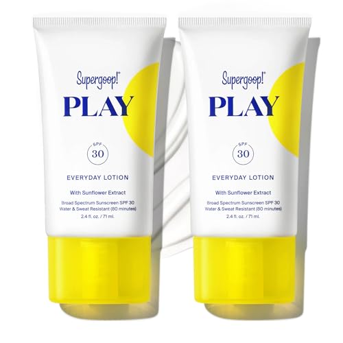 Supergoop! PLAY Everyday Lotion SPF 50 - Broad Spectrum Body & Face Sunscreen - Great for Active...