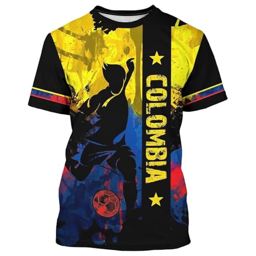 Camiseta del Mundial 2026 Camiseta de Baloncesto Transpirable Top Deportivo para Entrenamiento Ocio Ligero Top Universal Ajuste Para Hombre Rendimiento Experiencial, amarillo, L