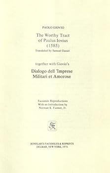 Hardcover Worthy Tract of Paulus Iovius (English and Italian Edition) Book