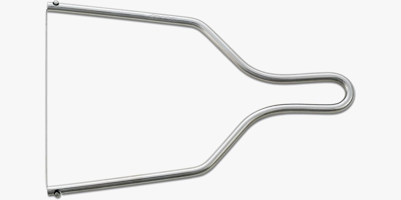 Arcos Utensilios Profesionales - Lira de Queso - Estructura de Acero Inoxidable 120 mm - Color Gris