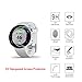 JIUJOJA for Garmin Forerunner 45 45s/Swim 2 Charger, Charging Clip Sync Data Cable and 2Pcs HD Tempered Glass Screen Protector and 8Pcs Charger Port Protector for Garmin Swim 2 Sports Smart Watch