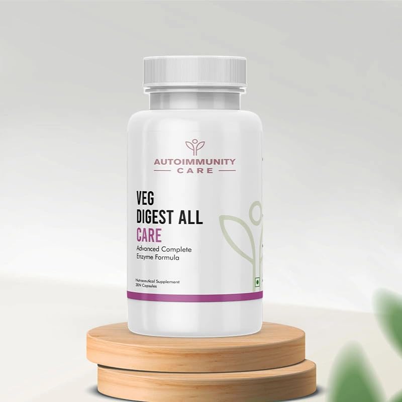 Autoimmunity Care: Veg Digest All Care - Advanced Digestive Enzymes, Multi Enzyme Amylase (Carbohydrate Digesting), Prevents Indigestion, Bloating, Gas & Discomfort. | 30 Veg capsules (B0CPYHPDLM) Amazon Price History, Amazon Price Tracker