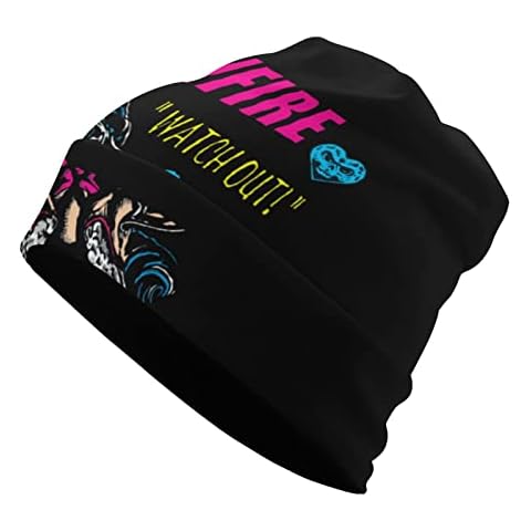 ăĹexīsoŇfīŔe WătĈh Out Full Print Beanie for Men,Comfortable Breathable Soft Beanie,Winter Hats Cover