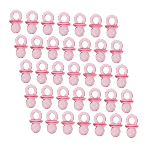 BESTonZON 150 Pcs Mini Pacifiers Acrylic Pacifiers for Baby Shower Decorations Boy Girl Baby Shower 50pcs/Package