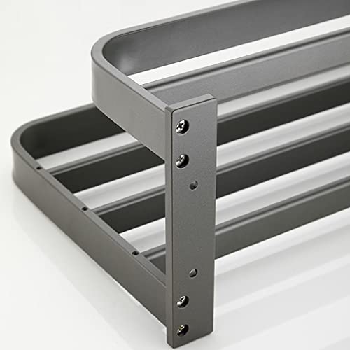 Porte-serviette à double pliage en aluminium espace de finition supérieure - 6