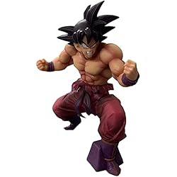 YOYSPRING Super Saiyan en Cuclillas con el Pelo Negro Son - Goku Figura