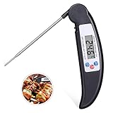 Digital Meat Thermometer, Cooking Thermometer Instant Read with Food Safe Probe for Grill Kitchen bbq Smoker Oven Oil Milk by Willamette Valley Sellers