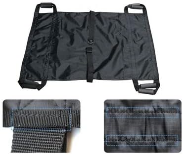 Transfer Board Slide Sheet with Reinforced Handles for Moving & Lifting Bedridden Patients, Caregiver Aid for Elderly Daily Care, Positioning Pad Blanket for Easy Transfers