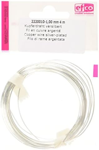 Efco 22 220 10 1 mm x 4 m Silver Plated Copper Wire