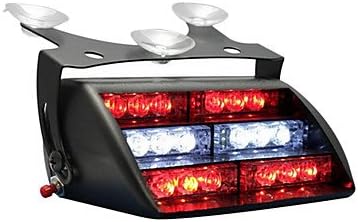 Red Blue 18x LED Firefighter EMS Personal Vehicle Emergency Dash Warning Light