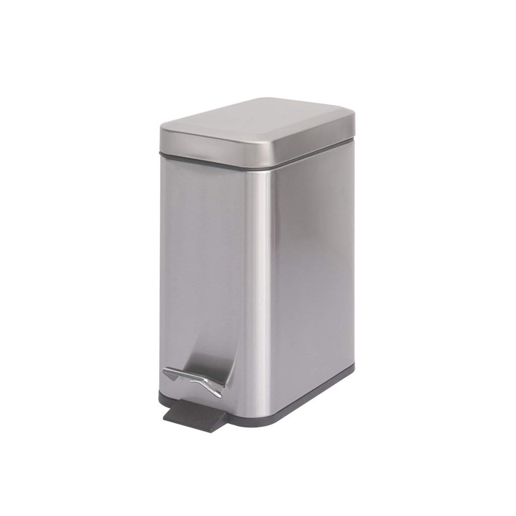 Restringimento 5L Cestino Rettangolare Cestino Rettangolare con Pedale Pedalino Casa Bagno Toilette Bed Bedroom Bed (Color : A)