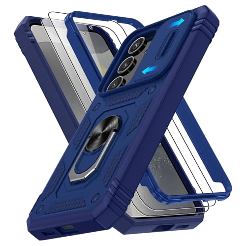 Coque Galaxy S24 protection militaire robuste bleue