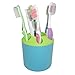 Eslite Bathroom Toothbrush Multifunctional Toothpaste Holder Plastic (Blue)