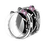 Custodia protettiva per Samsung Galaxy Watch 8 da 40 mm e 44 mm, da donna, in policarbonato rigido+pellicola protettiva impermeabile in vetro temperato HD, protezione completa, bumper per Samsung