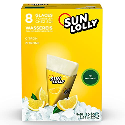 Sun Lolly Wassereis Zitrone (8 x 60ml) Cover