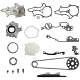 Timing Chain Kit w/Oil Pump Set Water Pump Set Fit For Toyota 4Runner Pickup Celica 2.4 SOHC 8V 22R 22RE 22REC 2.4L 1985-1995 13523-38011, 13521-38010