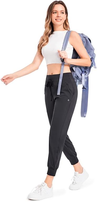 Women's Joggers Pants Lightweight Running Sweatpants with Pockets Athletic Tapered Casual Pants for Workout,Lounge - Image 2