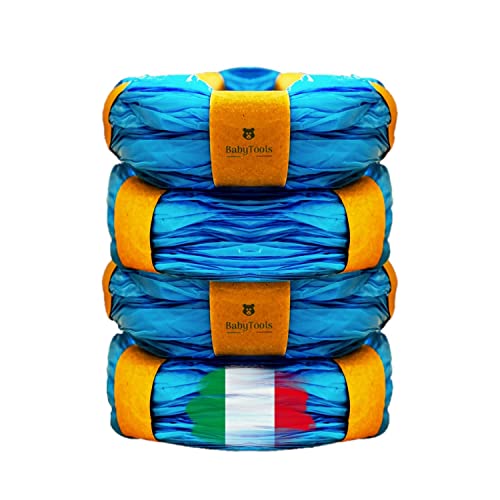 Recharge Poubelle A Couche (100% MADE IN ITALY Et ECOLOGIQUE) - Recharge Poubelle A Couche Tommee Tippee, Angelcare, Litterlocker Avec Traitement Anti-odeur Et Antibactérien