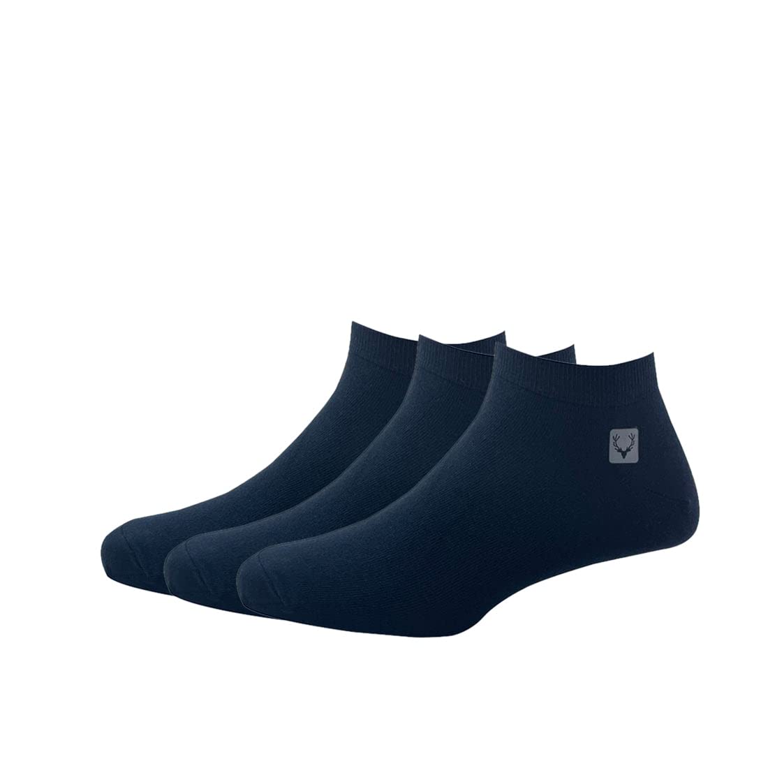 allen solly Men'S Cotton Ankle Length Socks (Pack Of 3) - Navy-picture-35