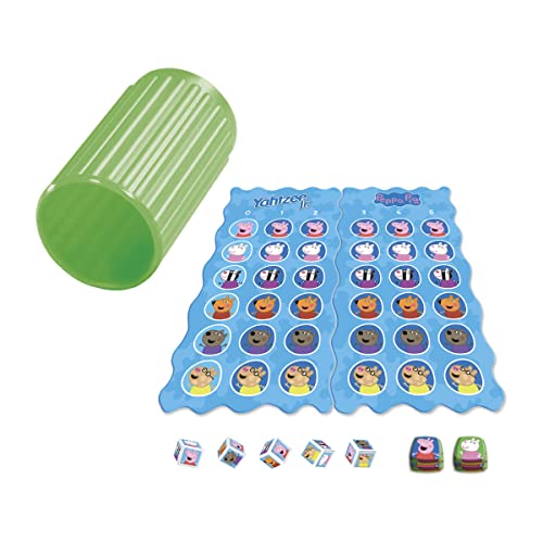 Hasbro Gaming Yahtzee Jr.: Peppa Pig Edition Board Game for Kids Ages 4 and Up, Counting and Matching Game for Preschoolers (Amazon Exclusive) - image 2