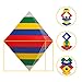 Produktbild HAPPYMATY 30-teilig 3D Puzzle Pyramide Bausatz Regenbogen Bausteine Triangle Puzzle Spielpyramide Kinder Bauklötze